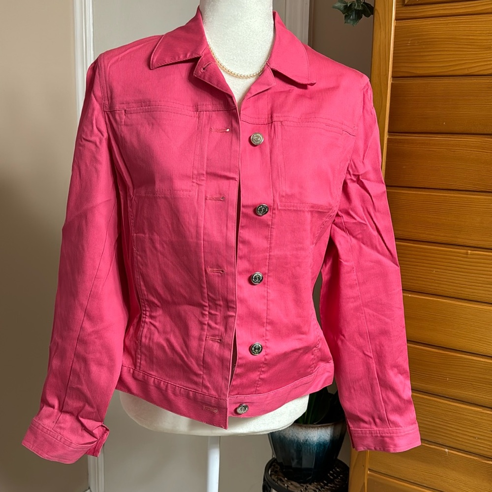 Hot pink jacket